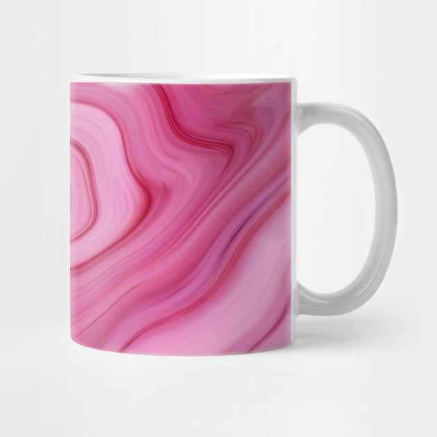 Pink Watercolor Liquid Marble by NewburyBoutique